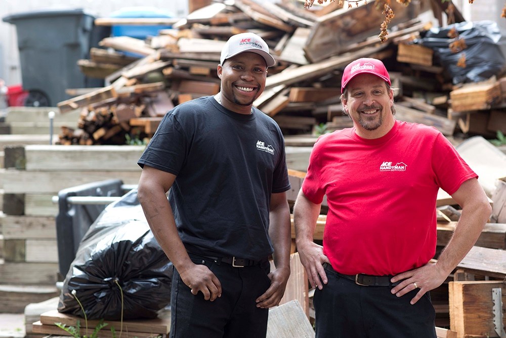 Efficient Exterior Junk Removal & Handyman Services | Ace Handyman